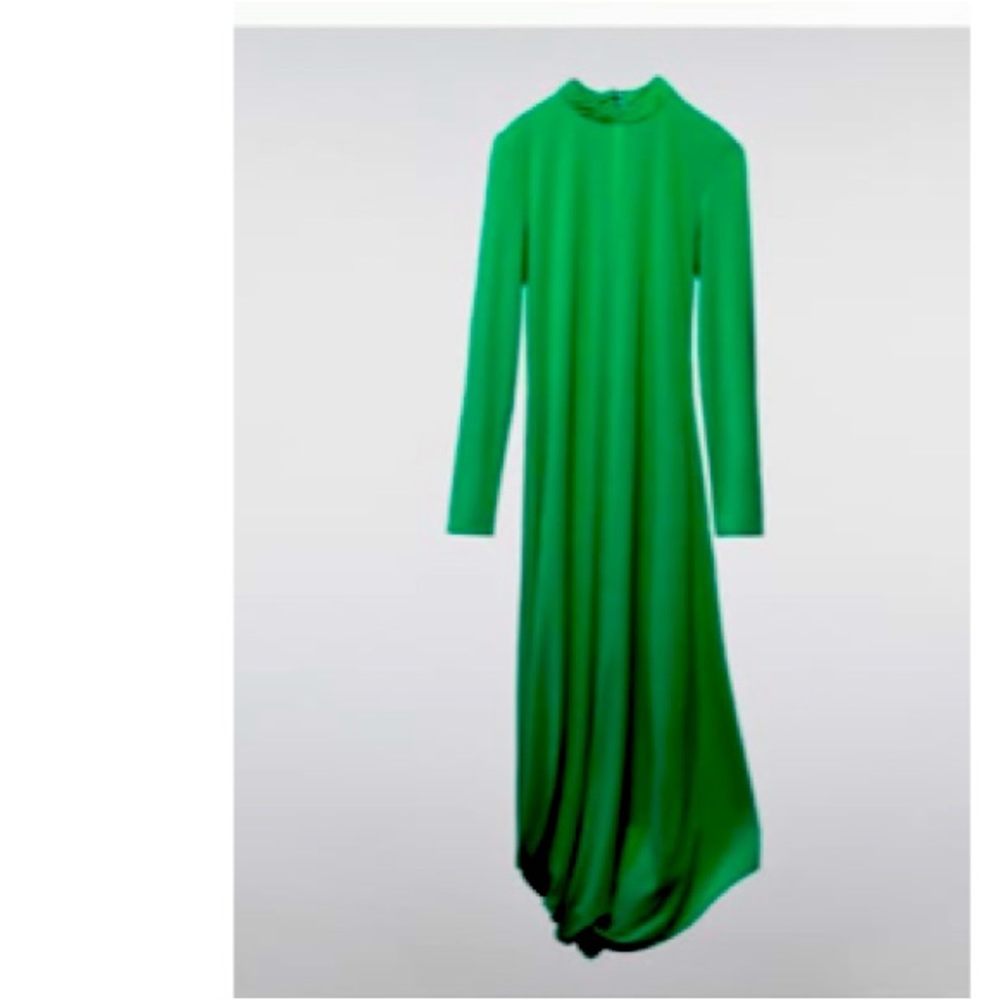 NWT! Zara draped flowy dress Sz M